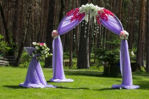 Indian Wedding Ceremony Arch Floral Arrangment 2